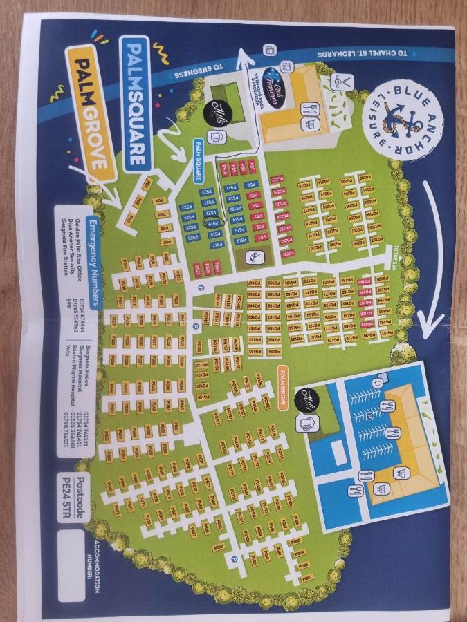 Palm Square 19 3 Bed Deluxe Caravan Chapel Saint Leonards Esterno foto